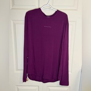 Municipal men’s XXL Purple Long Sleeve Shirt